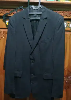 Blazer Zara ory garis2 plus celana,Blazer size 46,Celana Size 30.