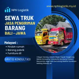 Jasa angkut Denpasar Bali sewa truk pindahan rumah Bali Jawa