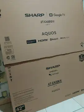 Sharp android & Google tv 42 inch asli sharp