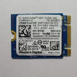 SSD NVME Western Digital 512GB Sentinel 100%