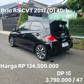 Antik KM 40rb.. Honda Brio Rs CVT 2017 (D)