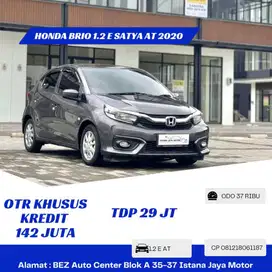 KM 37RB Honda Brio 1.2 E Satya AT 2020 Abu