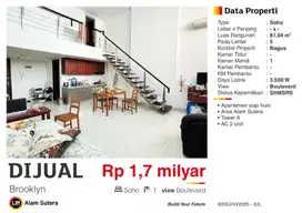 Dijual Apartemen SOHO SHM Dekat Living World Mall Alam Sutera
