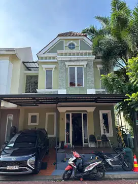 Dijual Rumah 2lt Hoek Keren SHM di Malibu Village Gading Serpong