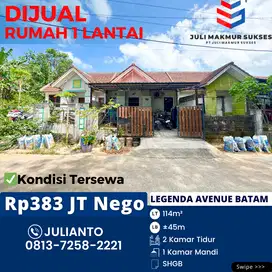 Dijual Rumah 1 Lantai di Legenda Avenue Batam Center