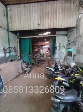 DijualGudang pinggir jalan bonus rumah Pasar Baru, Karawaci, Tangerang