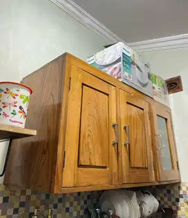 DIJUAL KITCHEN SET FULL KAYU JATI