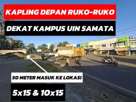 TANAH DEKAT KAMPUS UIN SAMATA UKURAN 10x15 SERTIFIKAT