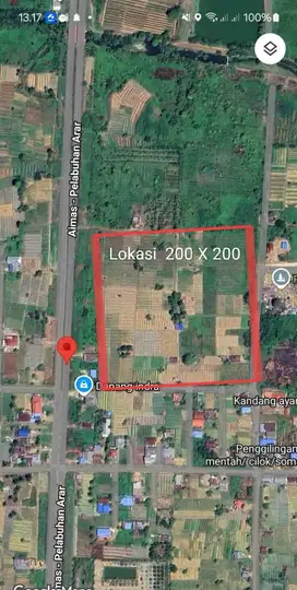 Jual Tanah di Kab.Sorong Jln.kontener 4 Hektar