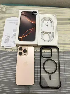 Iphone 16 Pro 128 Desert Tinanium Garansi Resmi Mulus
