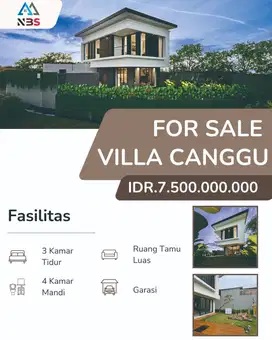 Dijual Villa Brand New kualitas Premium lokasi Batu Bolong