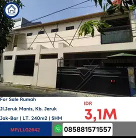 RUMAH KEBON JERUK JAKARTA CASH ONLY