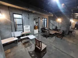 Cafe industrial looks siap beroperasi di Cibubur