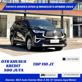 Toyota Innova Zenix Q Hybrid TSS Modelista 2024 Hitam