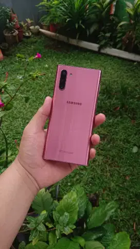 Samsung Note 10 256Gb aura pink resmi Sein unit+charger