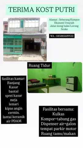 mana tau ada yg nyari asrama/mess