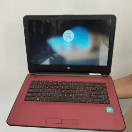 JUAL LAPTOP HP14-ac150TU RAM8GB, SSD128GB, WIN10PRO, OFFICE 2016
