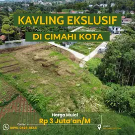 TANAH KAVLING EKLUSIF 3 JUTA'AN HARGA MULAI DI CIMAHI KOTA GRATIS SHM