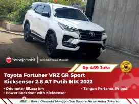 [ GARANSI 1TH ] Toyota Fortuner VRZ GR Sport 2.8 AT Putih 2022/2023