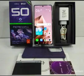 Infinix Note 50 Pro BMW 8/256 Gb Likenew 99% Baru 2 Minggu bs TT/BT