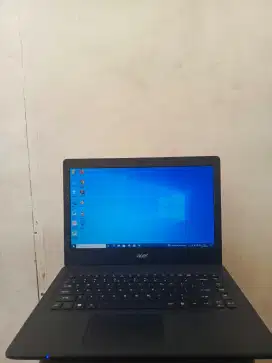 LAPTOP ACER ASPIRANT ES1-421 AMD E1-6010 RAM4GB/SSD128GB,KONDISI MULUS