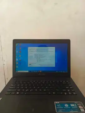 JUAL LAPTOP ASUS X452N AMD 31-2100 RAM4GB/HDD500GB WIN10PRO OFFICE2010