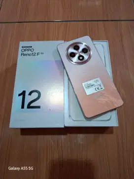 Jual hp oppo reno12f 5g ram 12+12/256 mulus lengkap garansi panjang