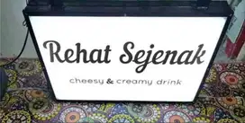 PAPAN NAMA NEON BOX SIGNAGE REKLAME BILLBOARD HURUF TIMBUL LETTER SIGN