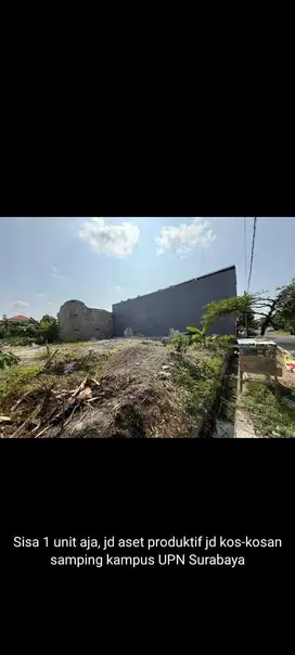 Tanah Potensial Kost & Rumah, samping UPN Perum IKIP, Gununganyar, Sby