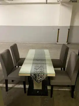KURSI MEJA MAKAN SET