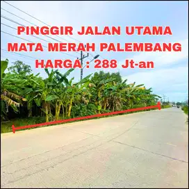 JUAL CEPAT TANAH PINGGIR JALAN MATA MERAH