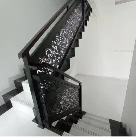 Bengkel las Lampung tralis kanopi pintu pagar gerbang tangga