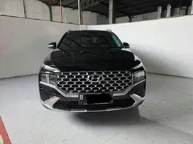Hyundai Santa Fe 2.2 diesel AT ( Matic ) 2021 Hitam Low km baru 26rban