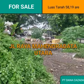 DIJUAL TANAH – JL. RAYA MAHENDRADATA UTARA 58,19 are