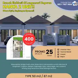 Obral Rumah Cantik di Ungaran Cuma 300 Meter dari Jalan Raya Nasional