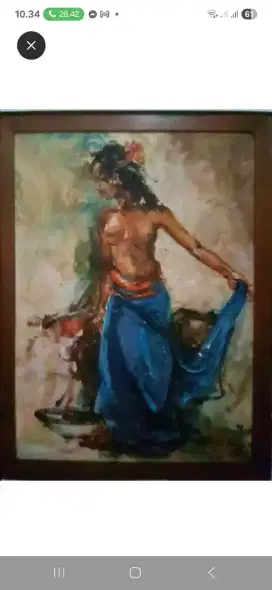 Lukisan Gadis Bali