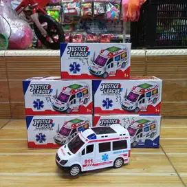 mainan anak mobil ambulane batre