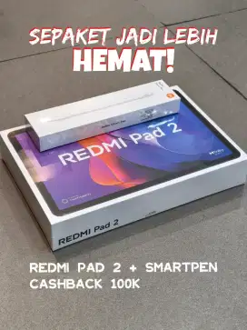 Beli komplit lebih hemat untuk redmi pad 2 ram 4/128