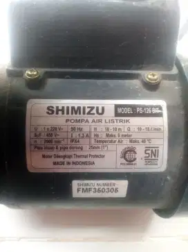 Pompa shimizu 126 BIT