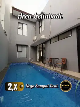 RUMAH BARU HOOK SUASANA LINGKUNGAN ASRI NYAMAN DI SETIABUDI BANDUNG
