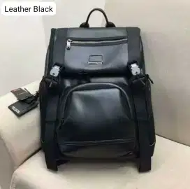Tas Tumi Lark Backpack pria leather black