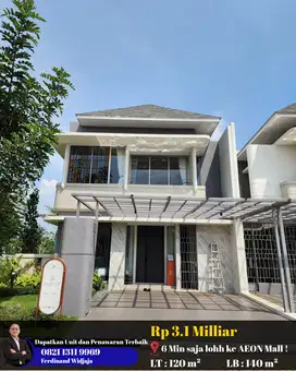 Rumah Mewah Dekat Danau Lebar 8 dekat BSD Fontis Citra Garden Serpong