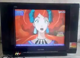 TV TABUNG SLIM POLYTRON 21 INCH