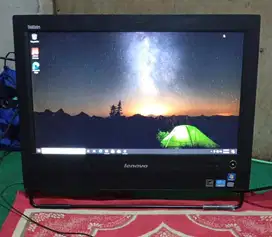 PC All in one Lenovo Core i5 Ram 8g layar 20inch