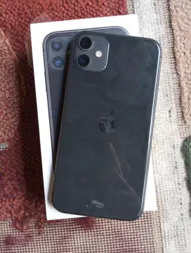 iPhone 11 128Gb Black Garansi Resmi ex Ibox
