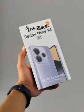 Xiaomi Redmi Note 14 5G 8/256GB (new) *BISA COD/DIANTAR #FASTRESPON WA