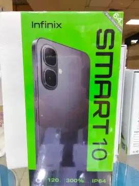 Infinix Smart 10 sleek black 8/64 garansi resmi 1 Tahun
