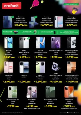 Cicilan HP samsung redmi dan lain lain tampa dp