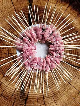 Sate Kelinci 30 Tusuk Daging Kelinci Siap Bakar