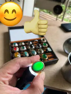 Batu Cincin Akik Calsedon Hijau